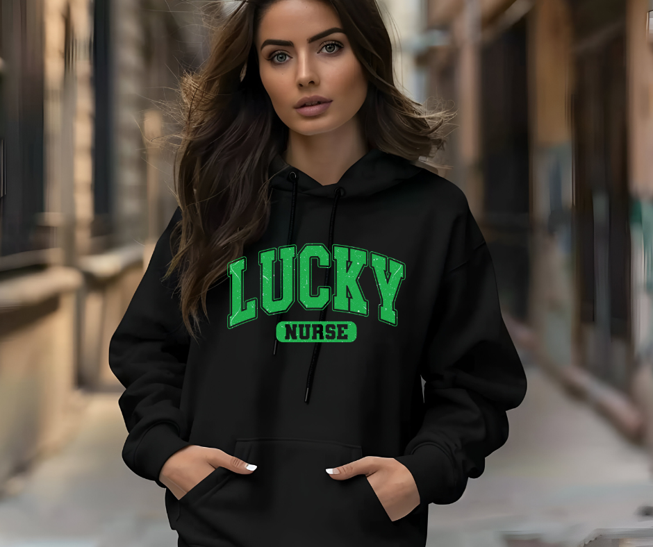Lucky Nurse Royal Blue Hoodie