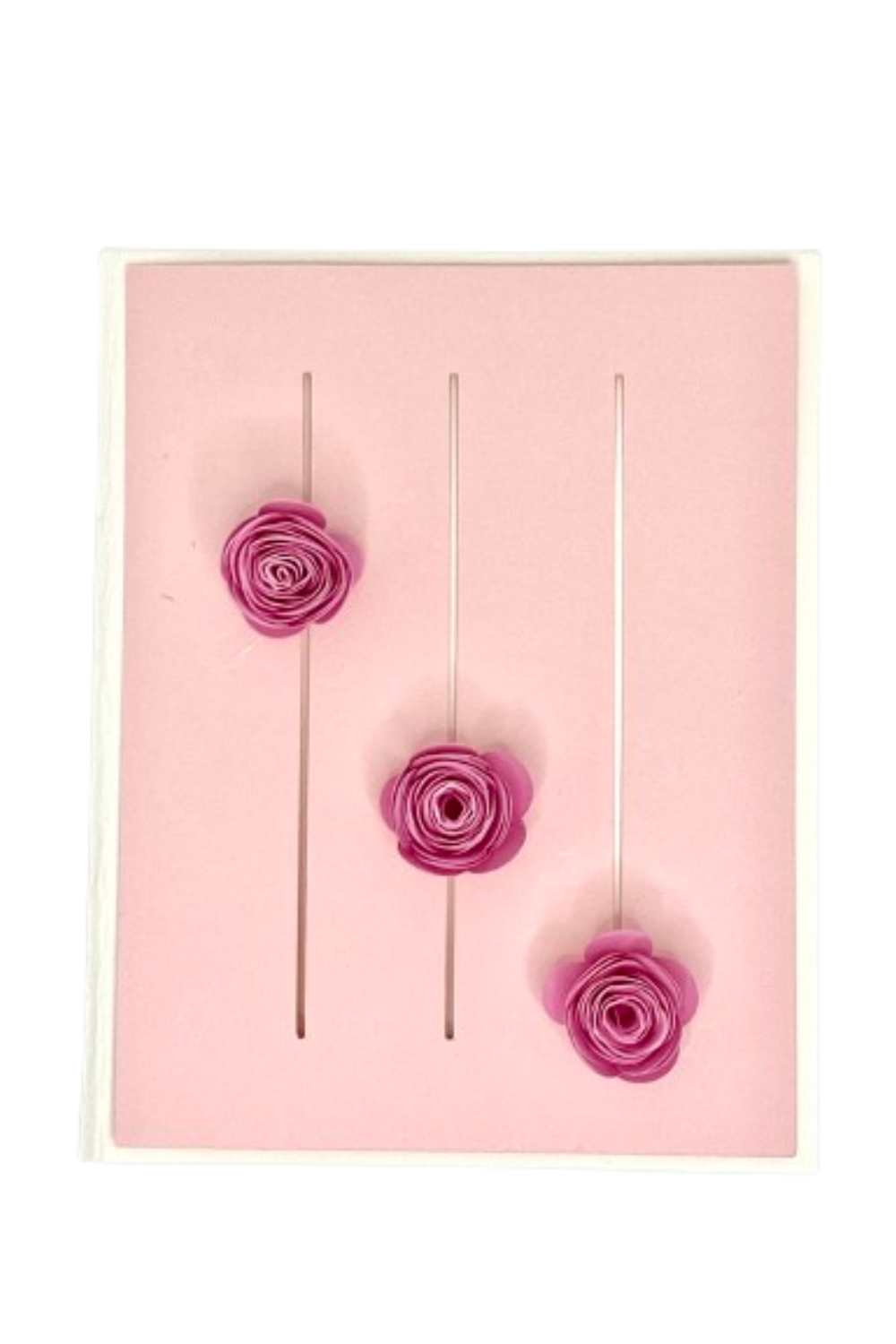 3D Rose Slider Birthday Card