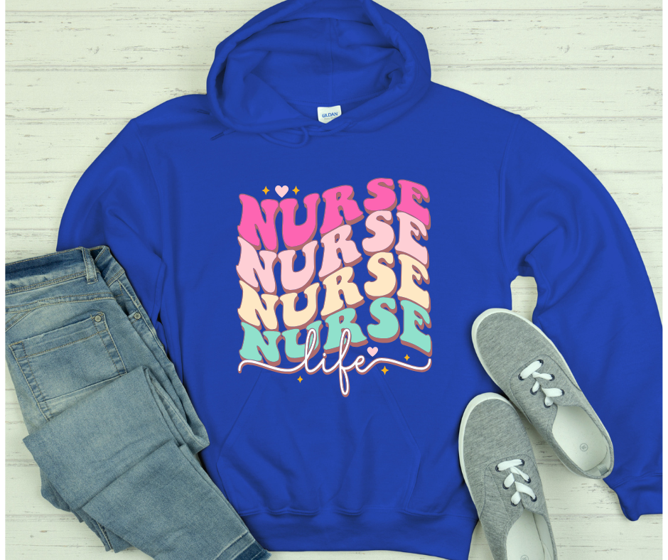 Nurse Life  Black Hoodie