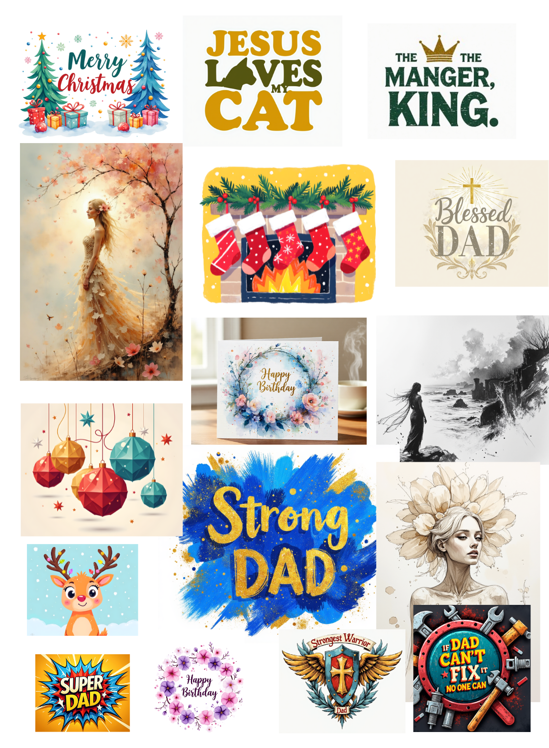 custom print sublimation art digital art christmas holiday design evergreen design fathers day mothers day